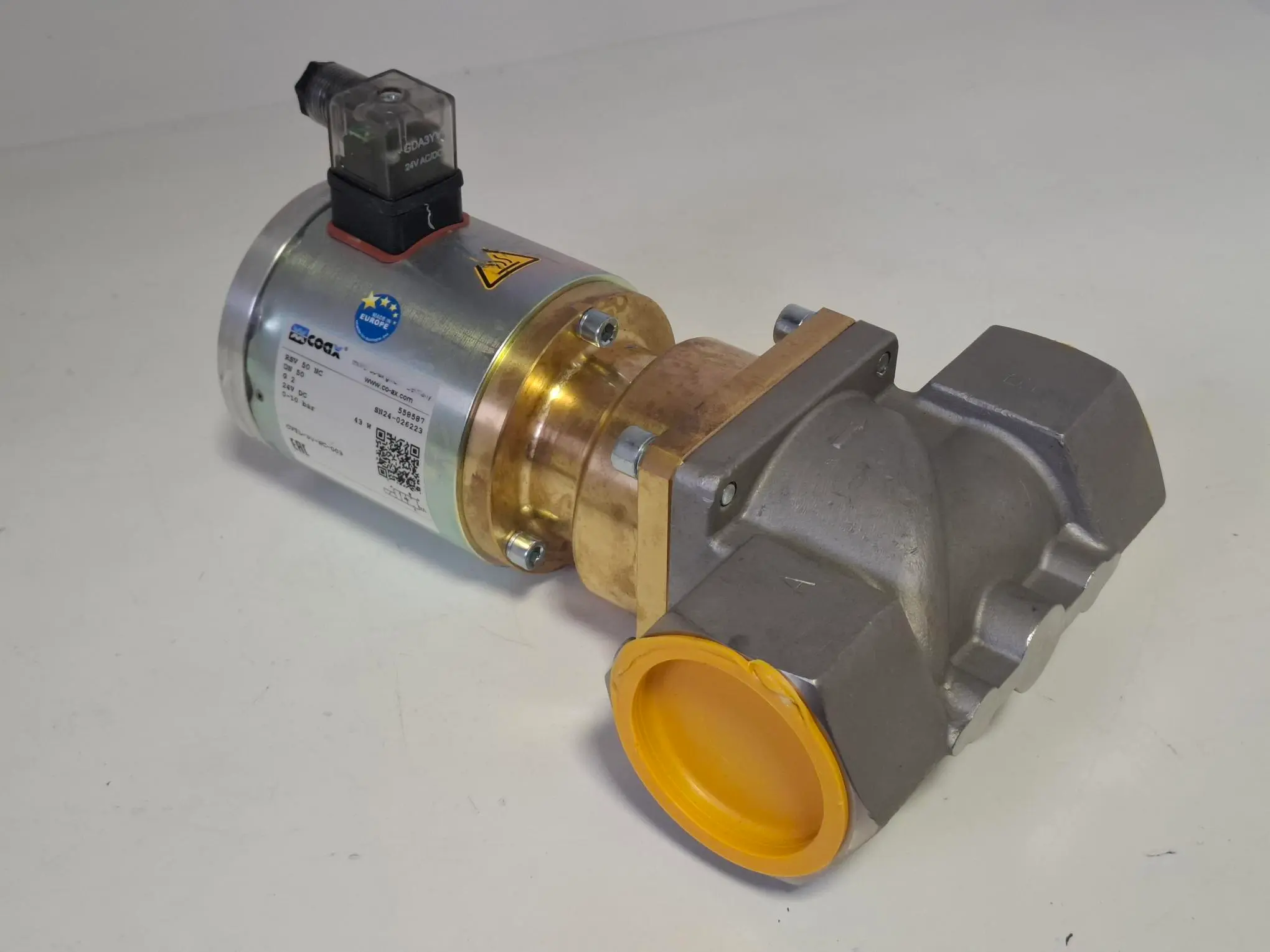 Produktfoto 1 von Lateral Ventil, DN50, G2, 24V DC, 0-10bar, RSV 50 NC
