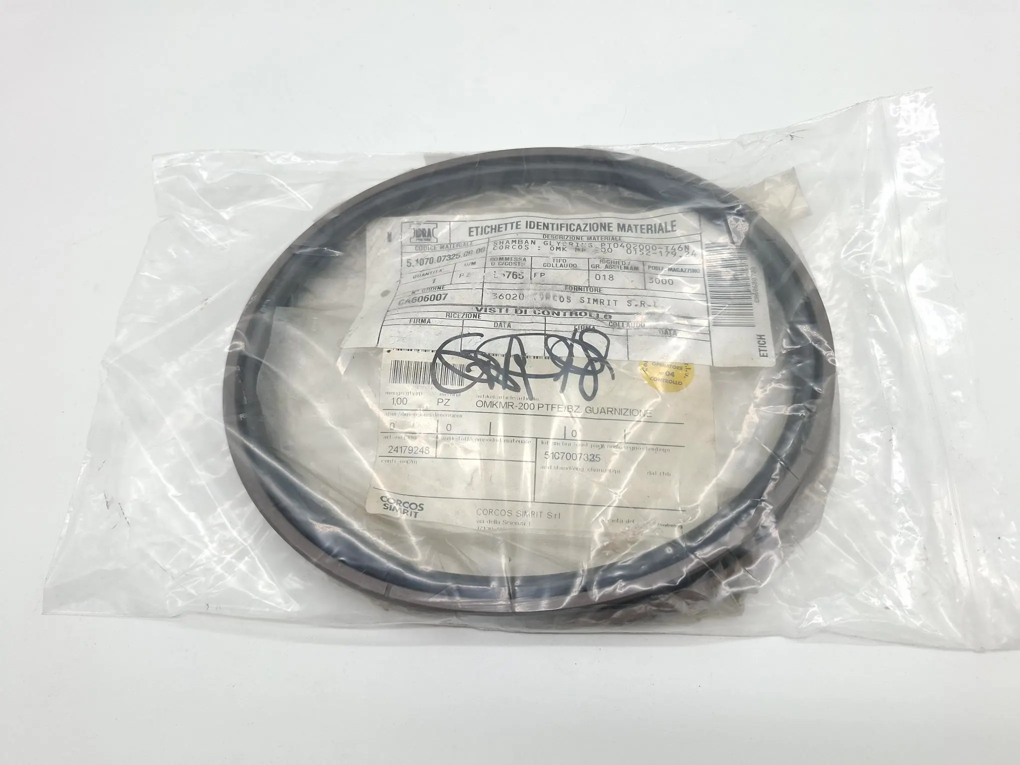 Produktfoto 1 von Kolbendichtung für d200mm,  179/200x8,1, PT0402000-T46N