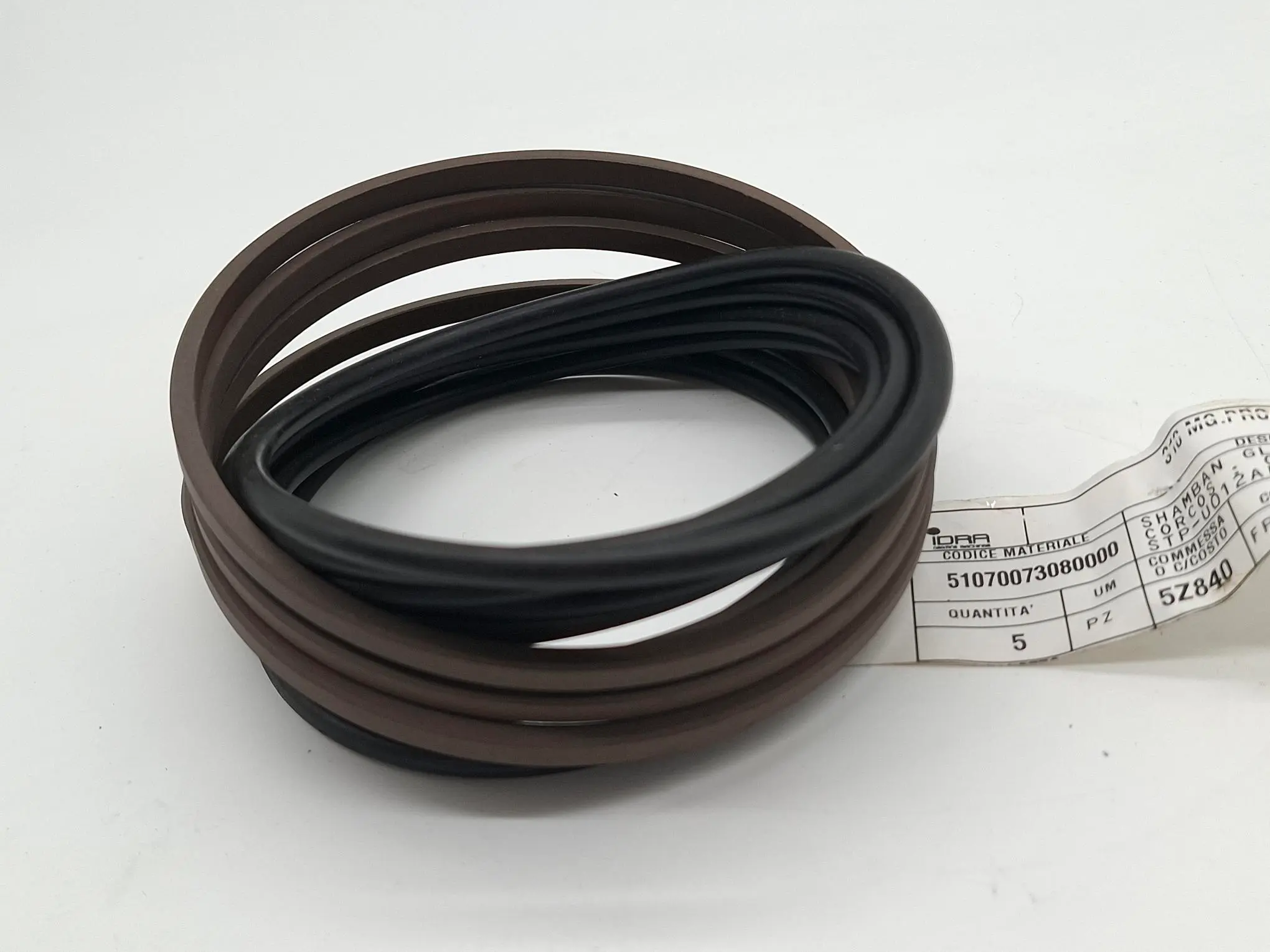 Produktfoto 1 von 3 Stück Kolbendichtung für d120mm,  104,5/120x6,3, PT0301200-T46N