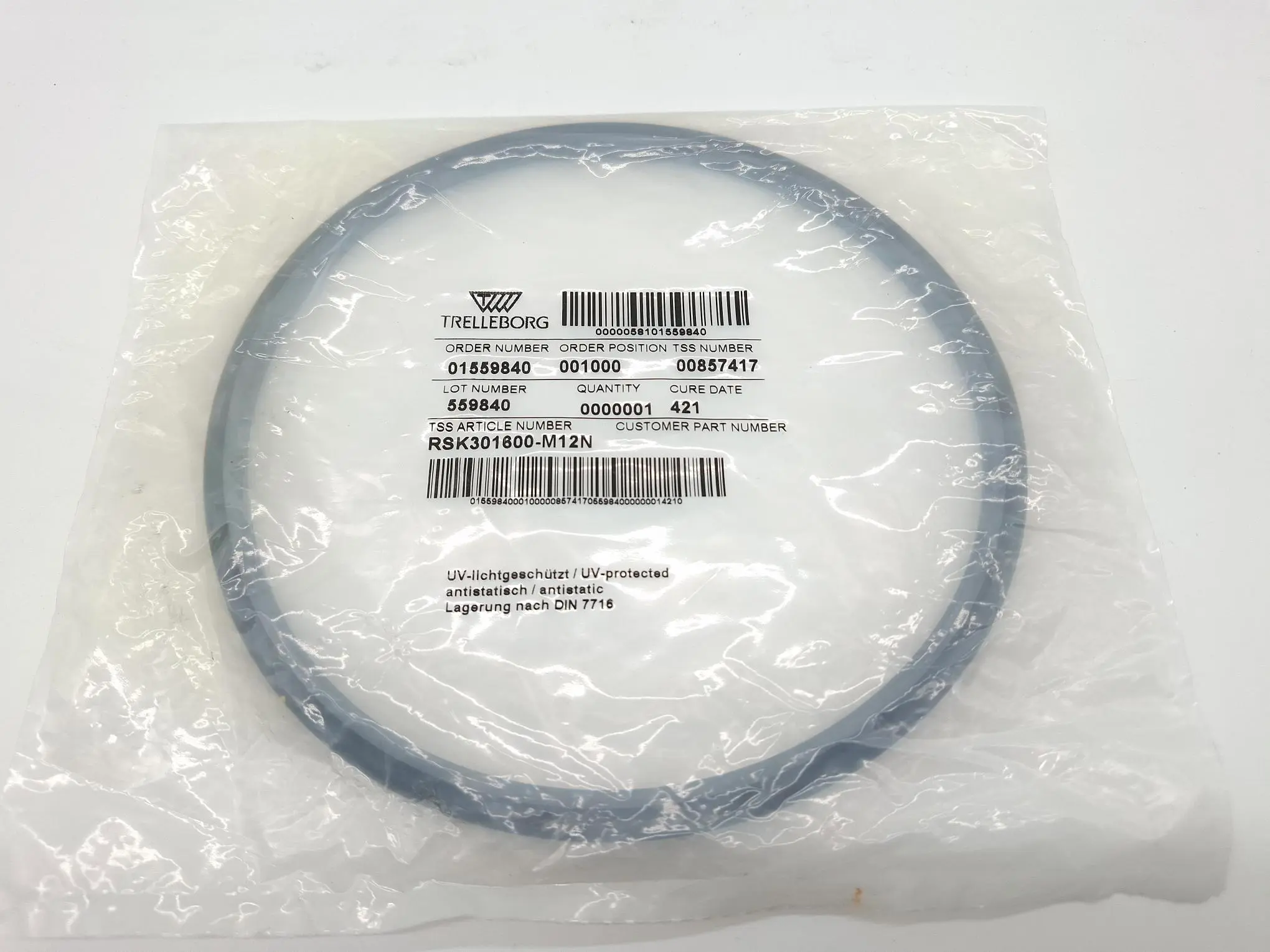 Produktfoto 1 von Stangendichtung für d160mm, 160/175,1x6,3mm, RSK301600-M12N
