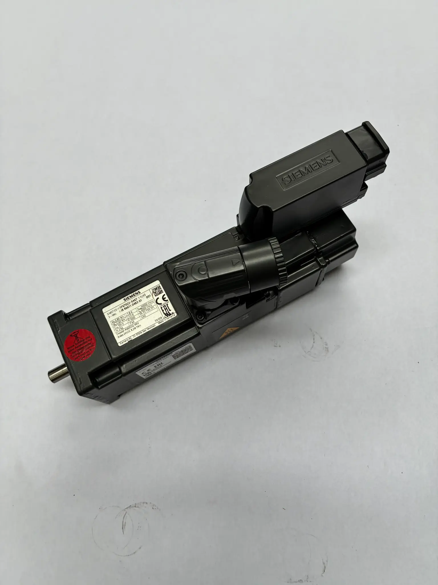 Produktfoto 1 von Servomotor, 0,8Nm, Bremse, 1FK7022-5AK71-1LH3