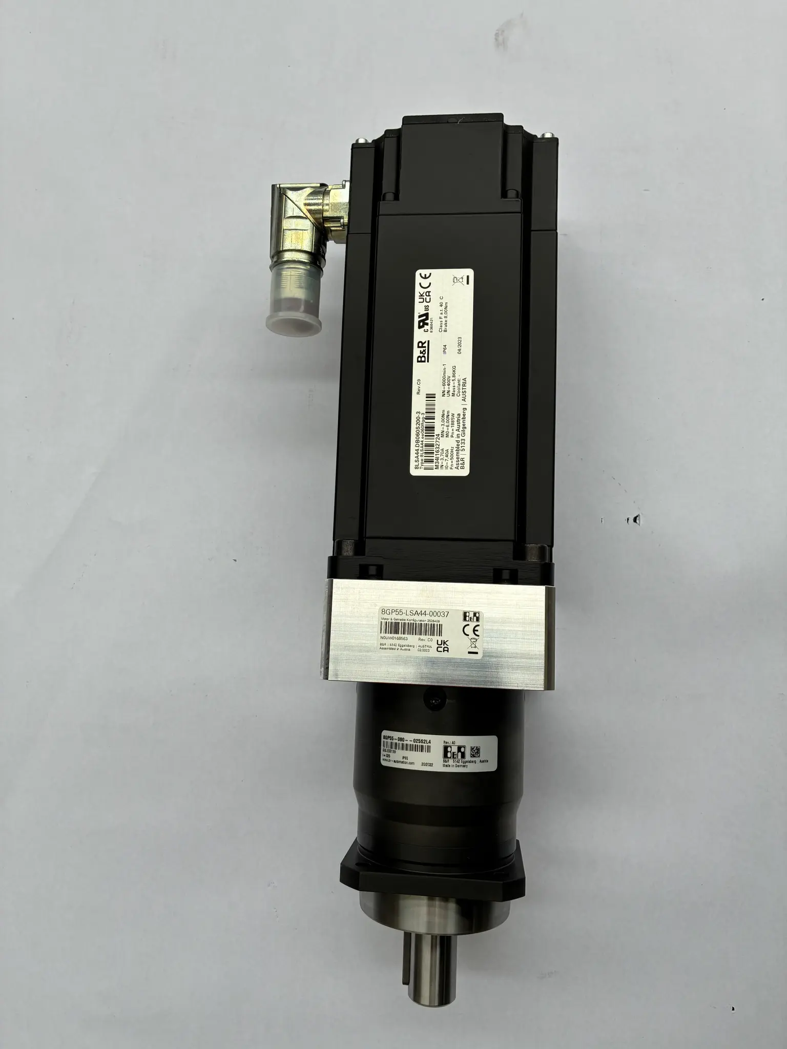 Servomotor & Getriebekombination, 3.0Nm, Encoder, i=25, 8GP55-080 / 8LSA44