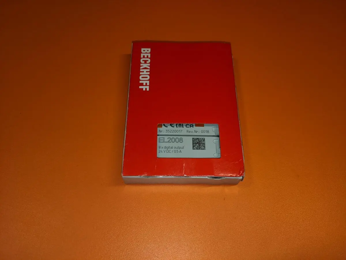 Produktfoto 1 von Beckhoff Busklemme EL2008 8x Digitalausgang Ethercat 24VDC digital output