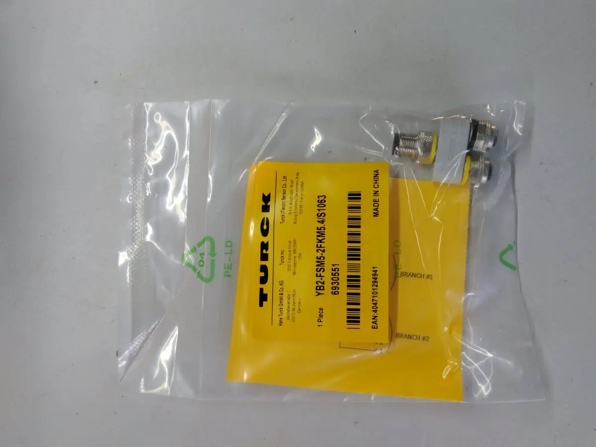 Turck YB2-FSM5-2FKM5.4/S1063 Y-Verteiler, Stecker M12x1 - 2x Kupplung M12x1