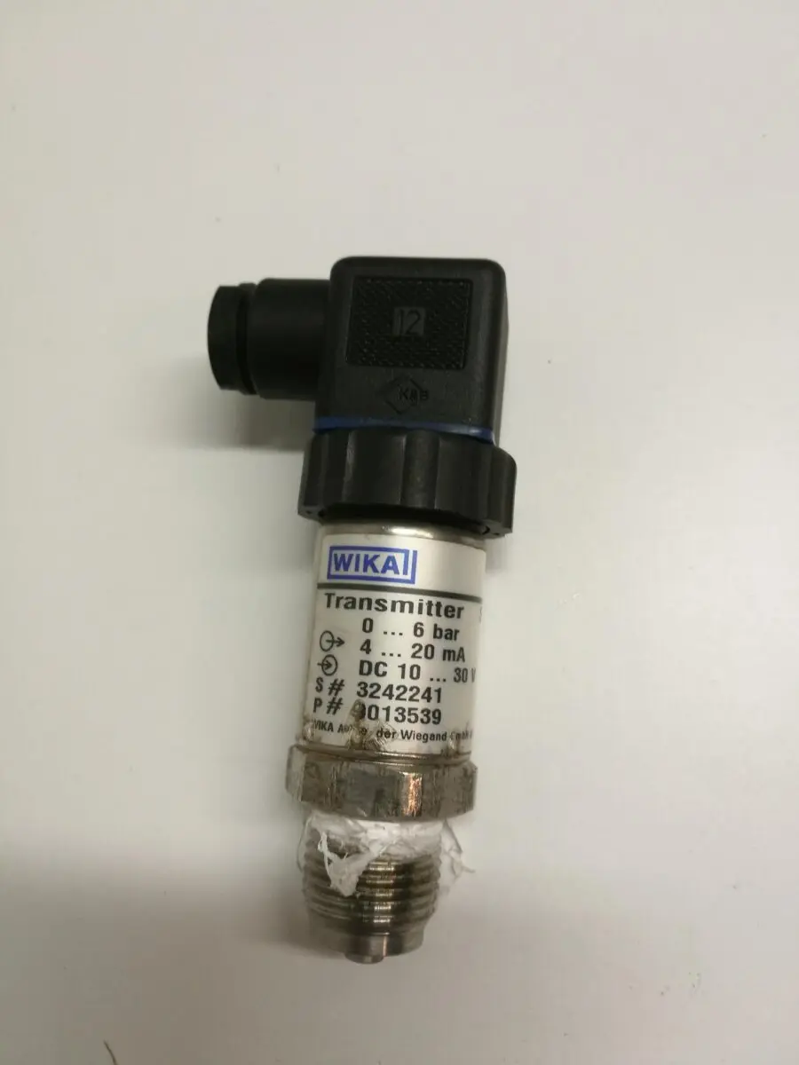 Produktfoto 1 von WIKA S-10 Druckmessumformer 9013539 Transmitter 0-6bar 4 - 20mA 10 - 30VDC