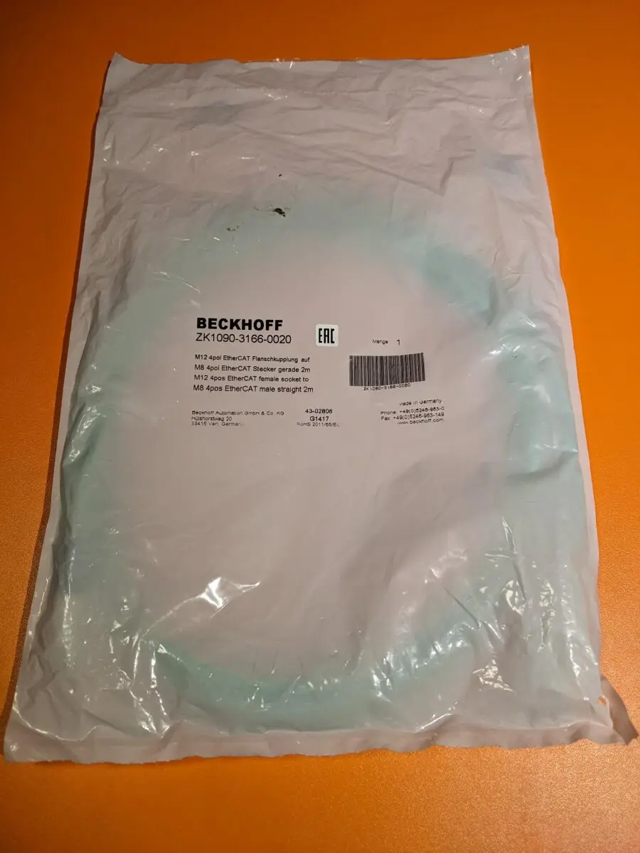 Produktfoto 1 von Beckhoff ZK1090-3166-0020 EtherCAT/Ethernet Kabel