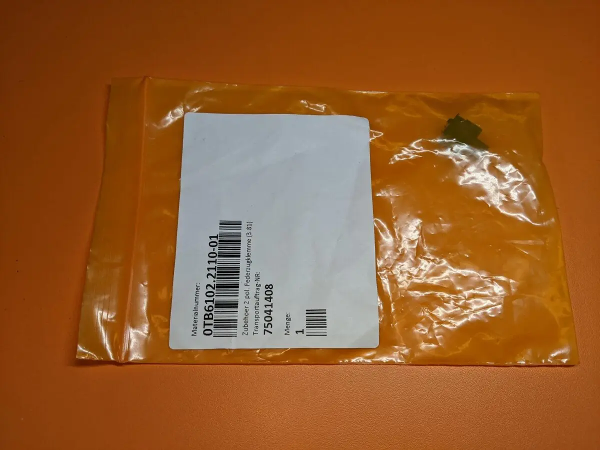 Produktfoto 1 von B&R Zubehör Federzugsklemme 0TB6102.2110-01 connector FK-MCP 1.5-3,81 2P