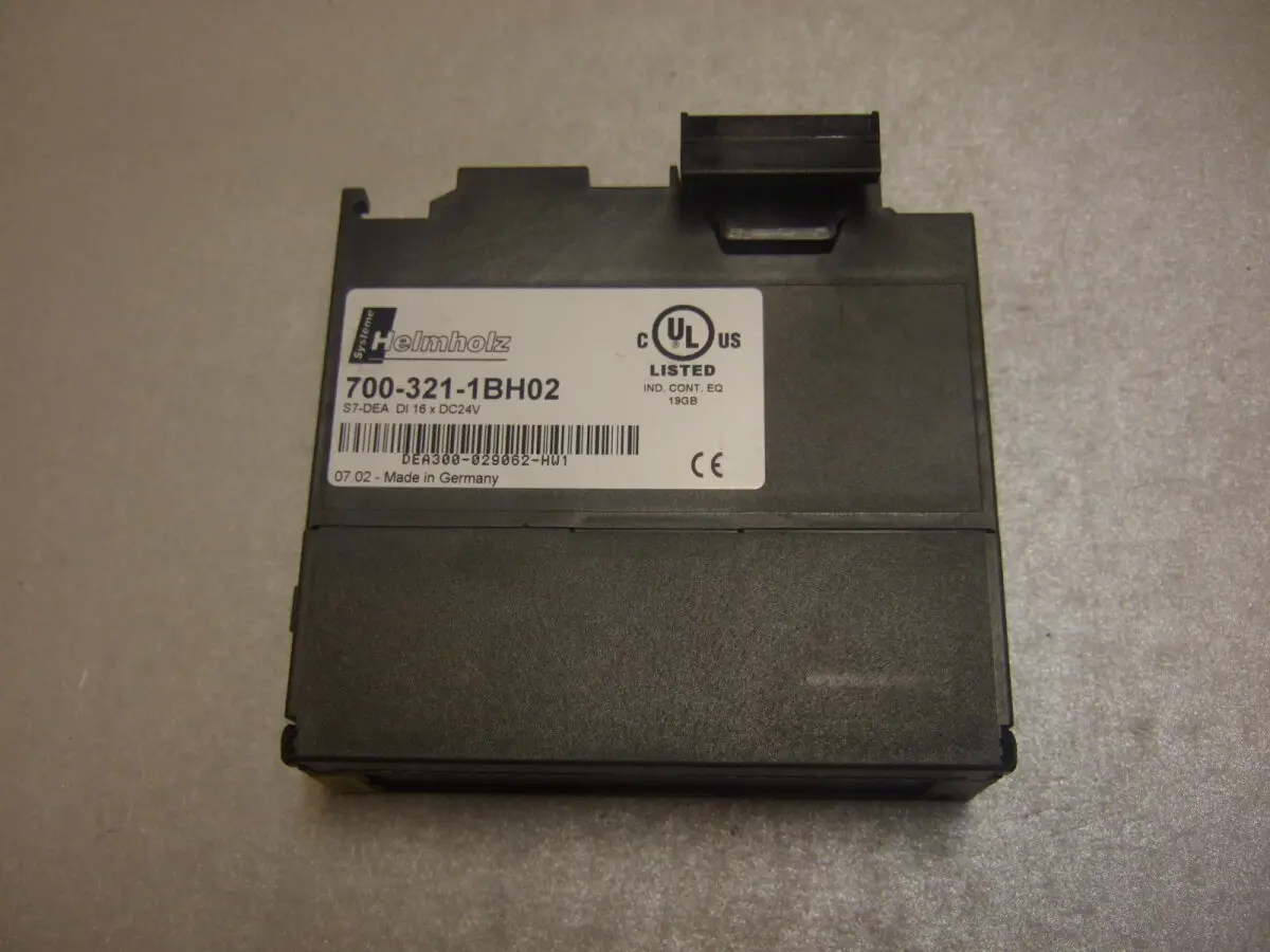 Produktfoto 1 von Digitaleingabe 700-321-1BH02 16DI für Simatic S7 300 mit Frontstecker