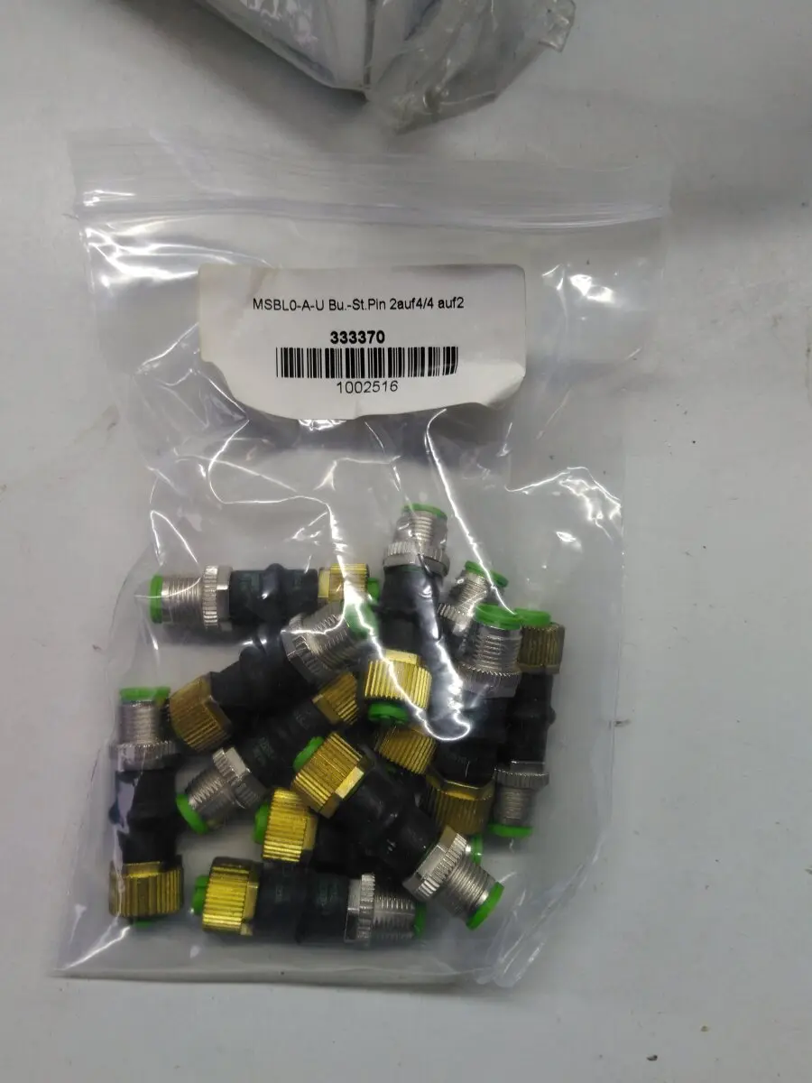 Produktfoto 1 von Murr Adapter 2 auf 4 MSBL0-A-U M12 5-polig