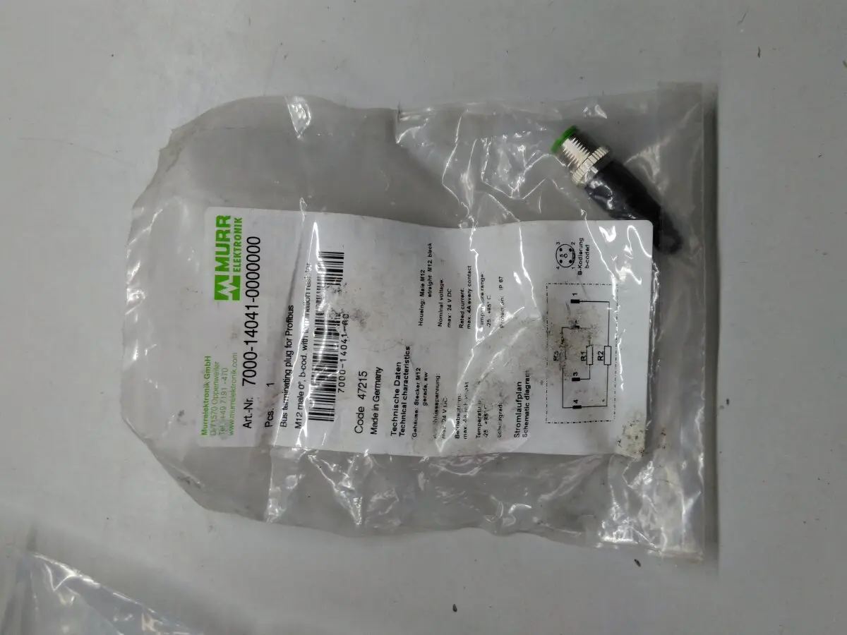 MURR ELEKTRONIK 7000-14041-0000000 Busabschlussstecker M12, B-cod. Profibus