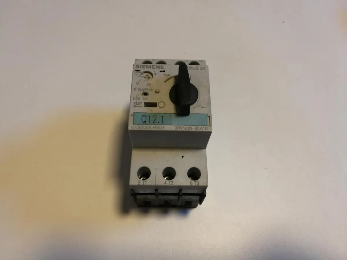 Produktfoto 1 von Siemens 3RV1021-0KA10 Leistungsschalter  Motorschutzschalter 0,9 - 1,25A