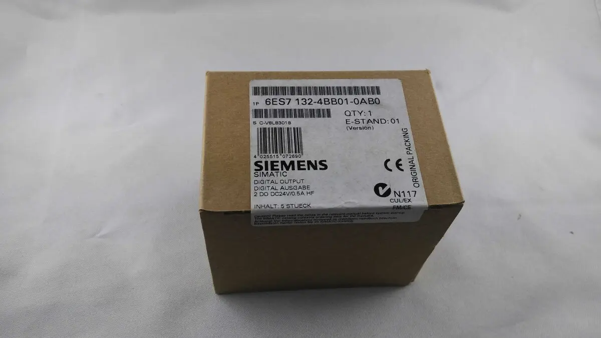Produktfoto 1 von Siemens Simatic 6ES7132-4BB01-0AB0  Ausgangsmodul 2DO 5 STK 6ES7 132-4BB01-0AB0