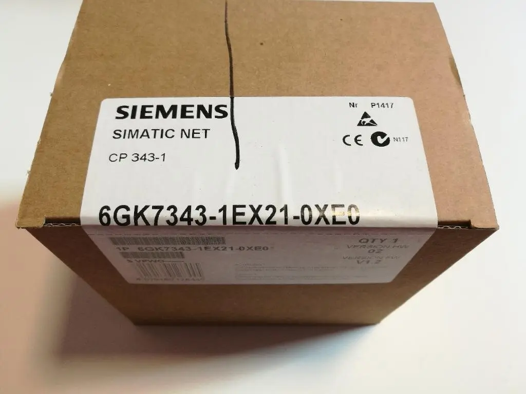 Produktfoto 1 von Siemens Simatic Industrial Ethernet 6GK7 343-1EX21-0XE0 6GK7343-1EX21-0XE0 NET