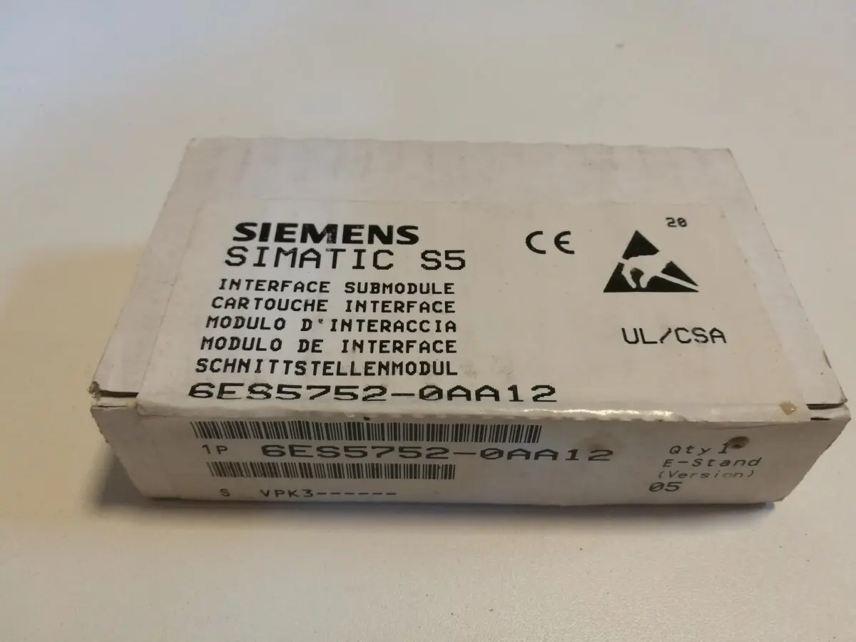 Produktfoto 1 von Siemens Simatic S5 6ES5 752-0AA12 Schnittstellenmodul 6ES5752-0AA12 Submodule