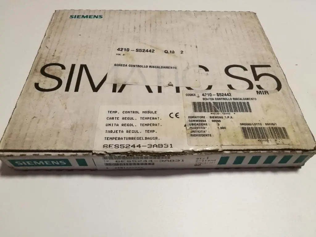 Produktfoto 1 von Siemens Simatic S5 6ES5244-3AB31 IP 244B Temperaturregelbaugruppe für S5-115U