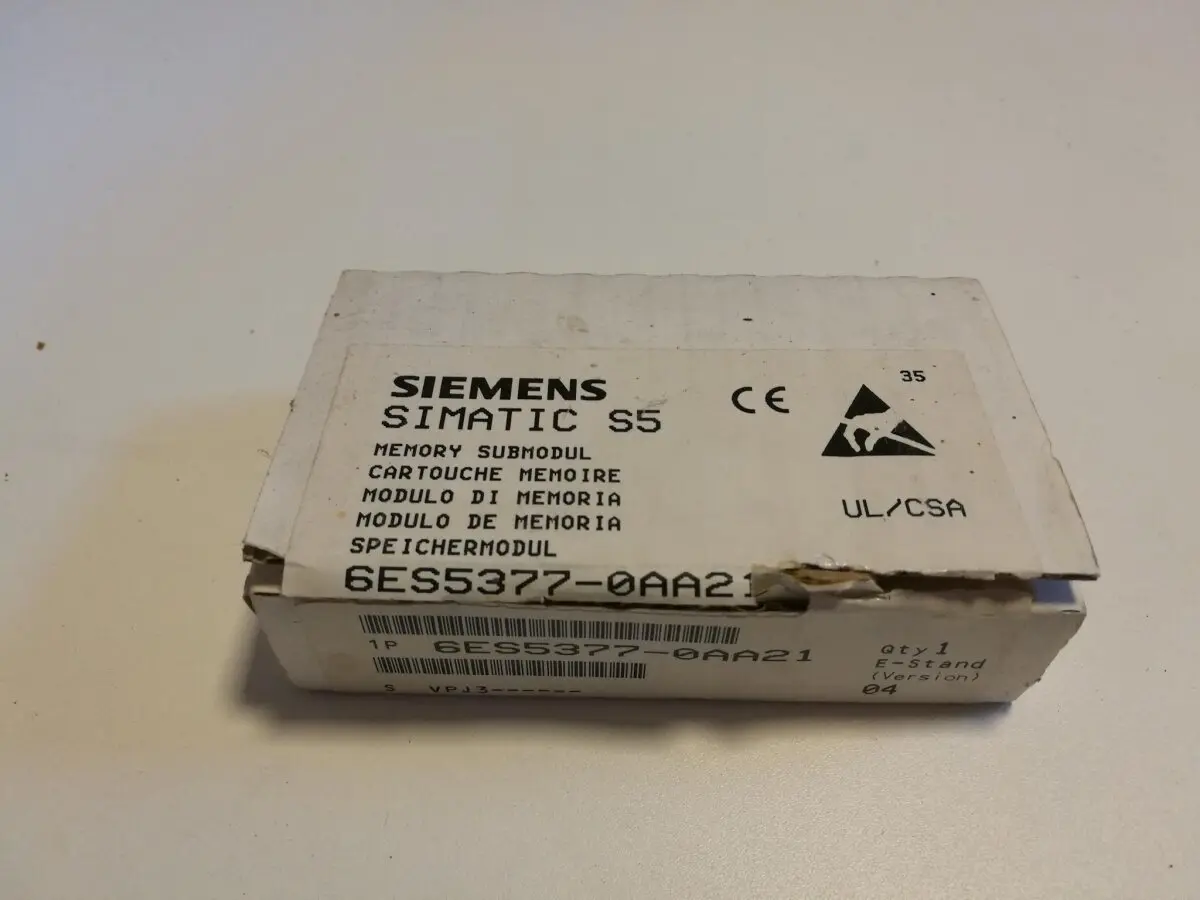 Produktfoto 1 von Siemens Simatic S5 6ES5377-0AA21  Speichermodul 6ES5 377-0AA21 Memory Submodule