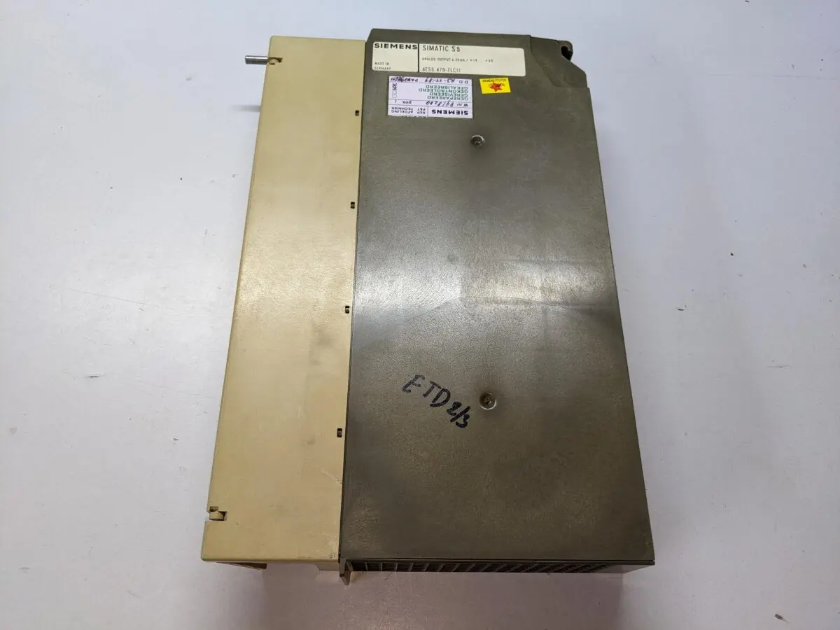 Produktfoto 1 von Siemens Simatic S5 6ES5470-7LC11 Analogausgang 6ES5 470-7LC11 Analog Output