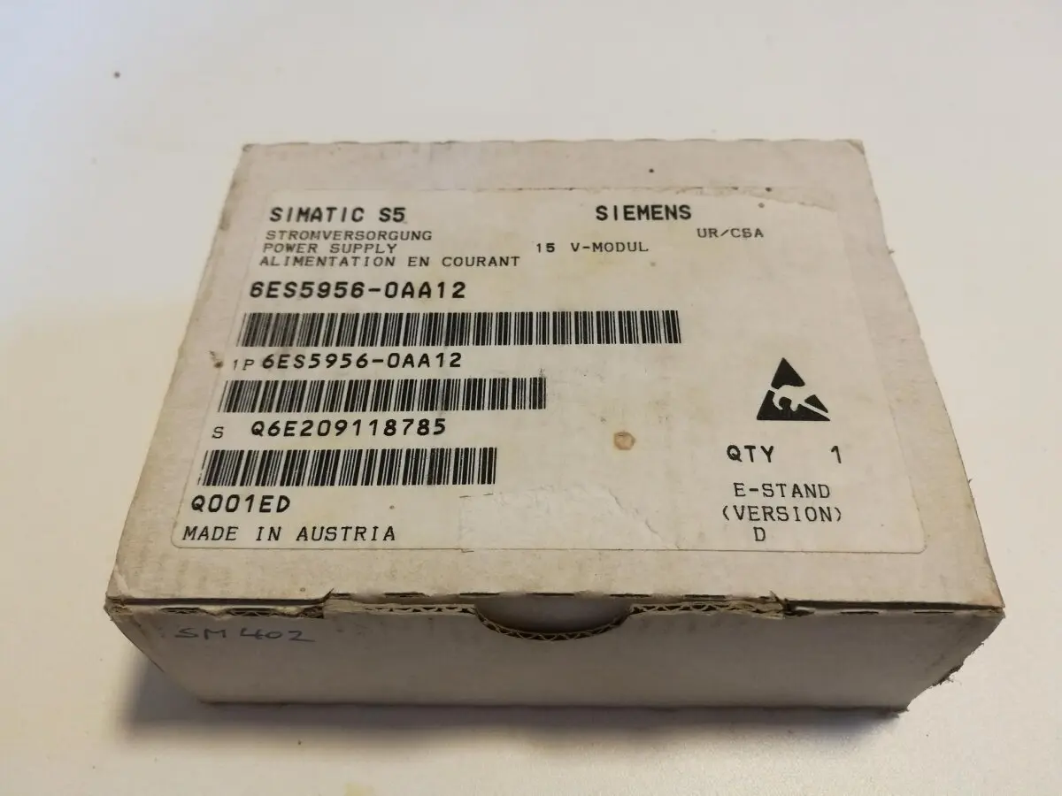 Produktfoto 1 von Siemens Simatic S5 6ES5956-0AA12 Stromversorgung 6ES5 956-0AA12  power supply