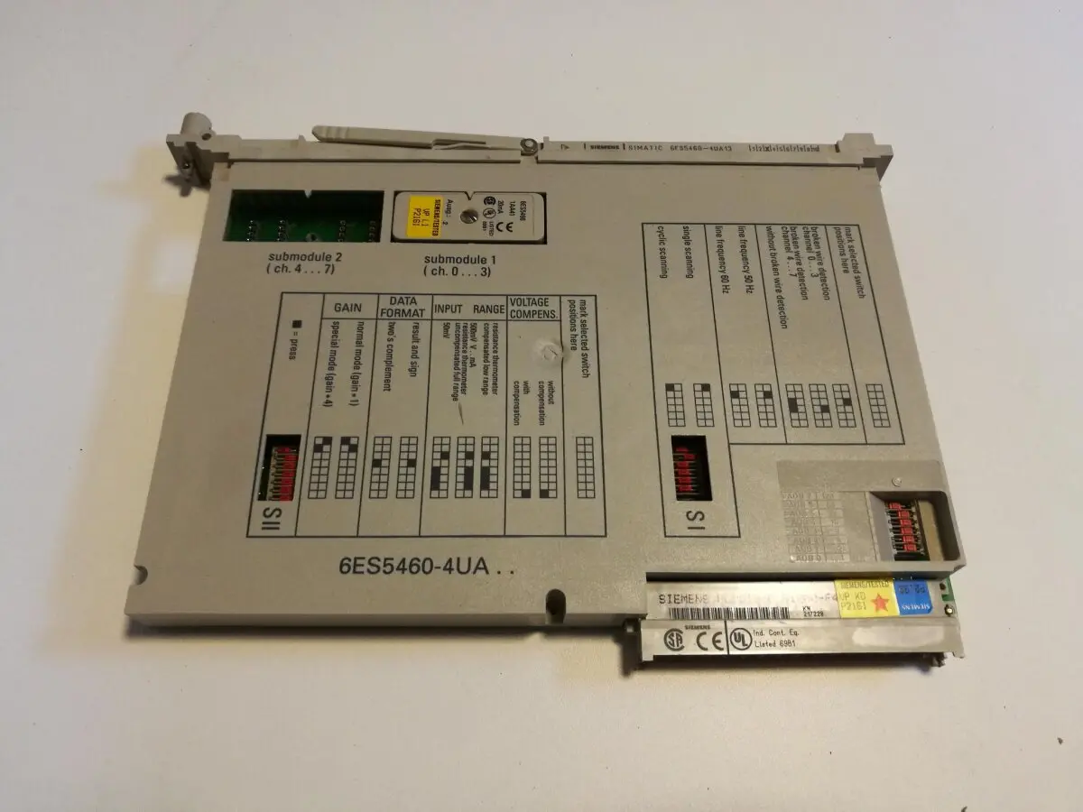 Produktfoto 1 von Siemens Simatic S5 Analogeingabe 6ES5460-4UA13 Input Module 6ES5 460-4UA13