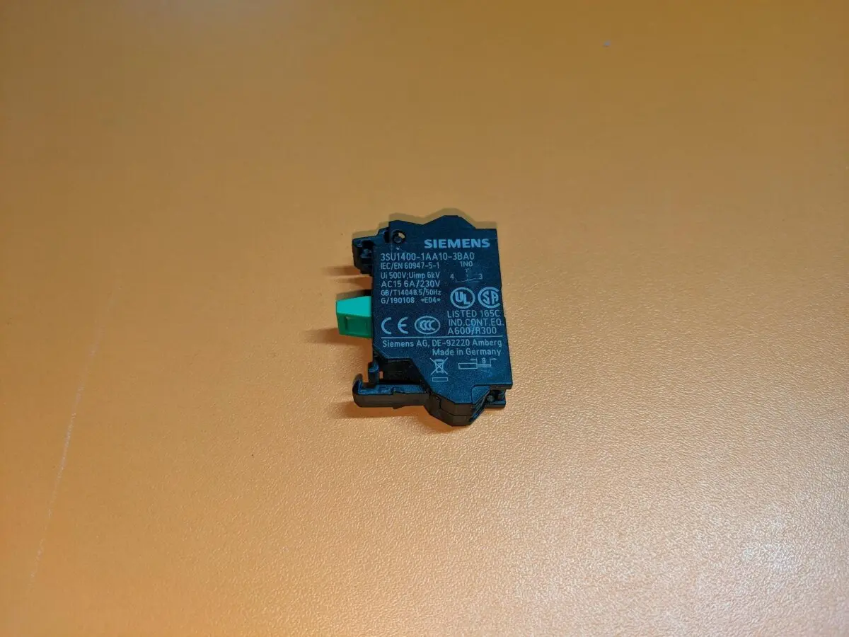 Produktfoto 1 von Siemens Sirius ACT Kontaktmodul mit 1 Schaltglied,1S 3SU1400-1AA10-3BA0