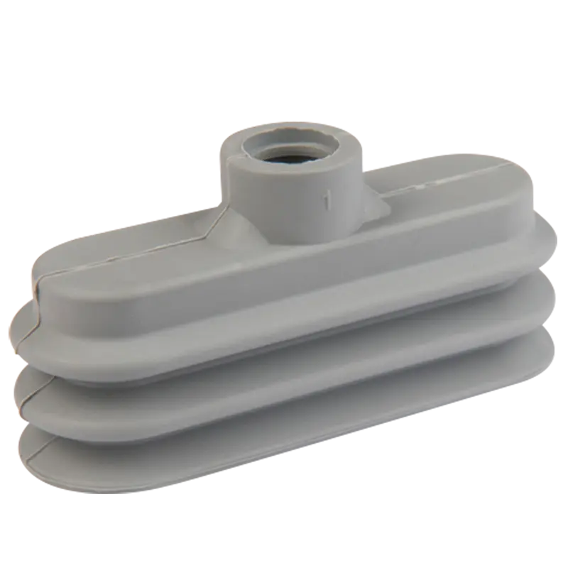 Produktfoto 1 von Oval-Balgensauger 75x25 mm (2,5 Balgen), NBR grau