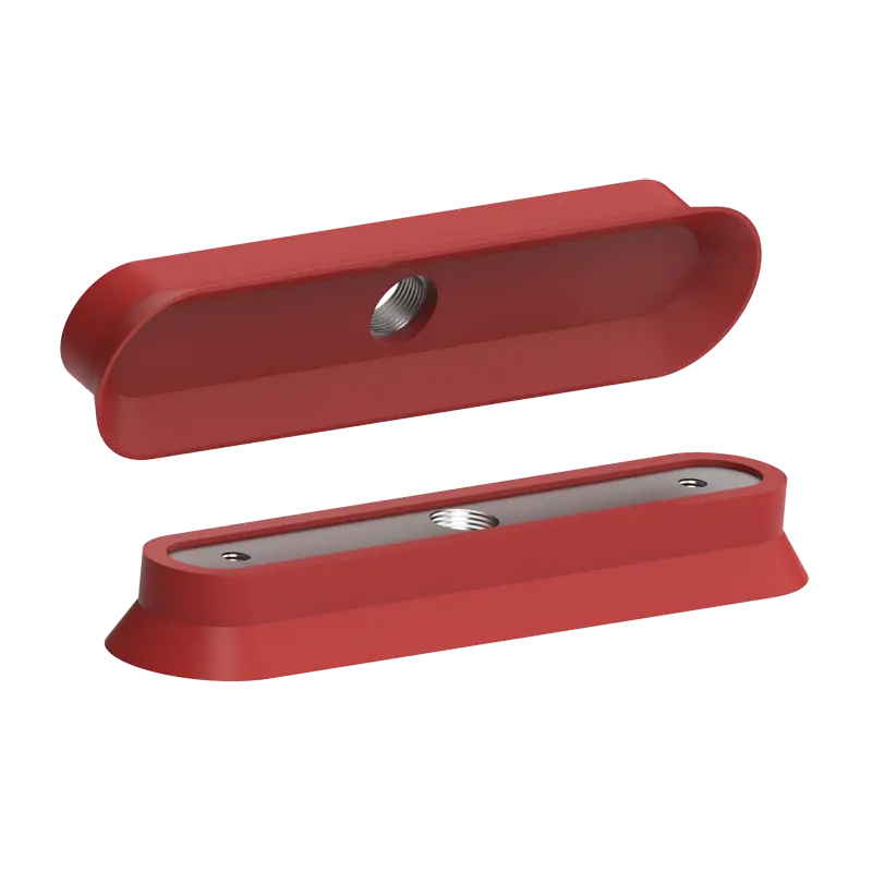 Produktfoto 1 von Ovalsauger 145x34 mm, Silikon rot