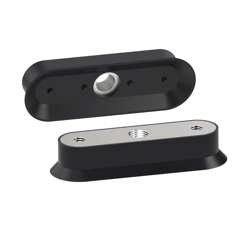 Produktfoto 1 von Ovalsauger 75x25 mm, NBR schwarz