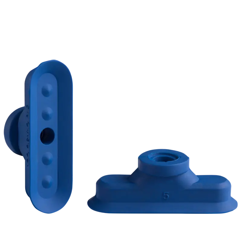 Produktfoto 1 von Ovalsauger 36x12 mm, PUR blau