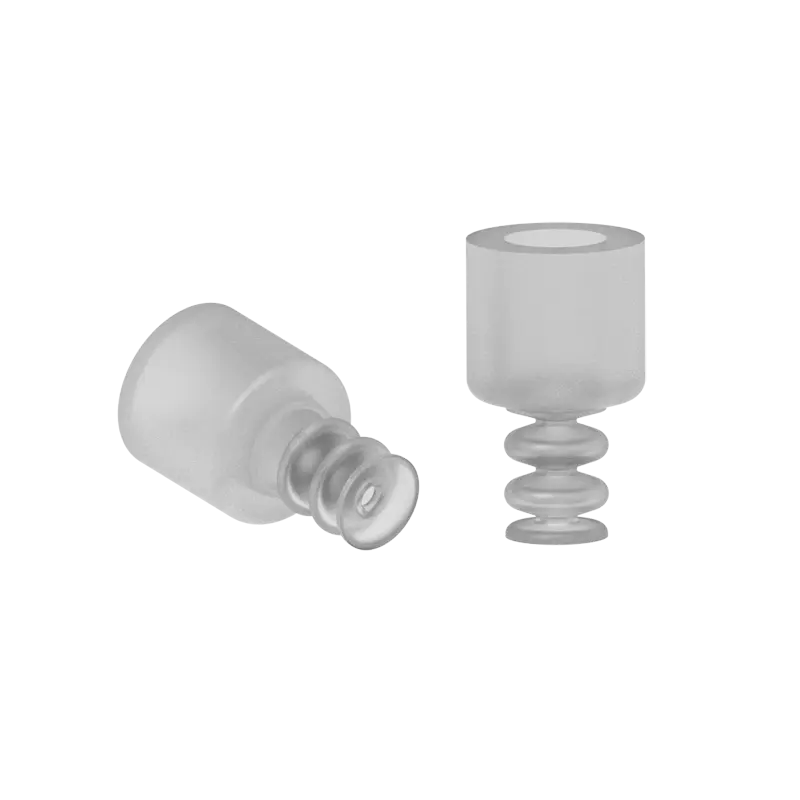Balgensauger Ø 5 mm (2,5 Balgen), Silikon transparent