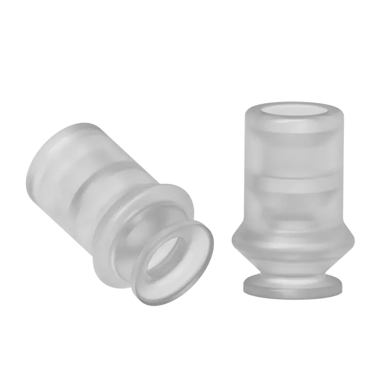 Produktfoto 1 von Balgensauger Ø 7 mm (1,5 Balgen), Silikon transparent