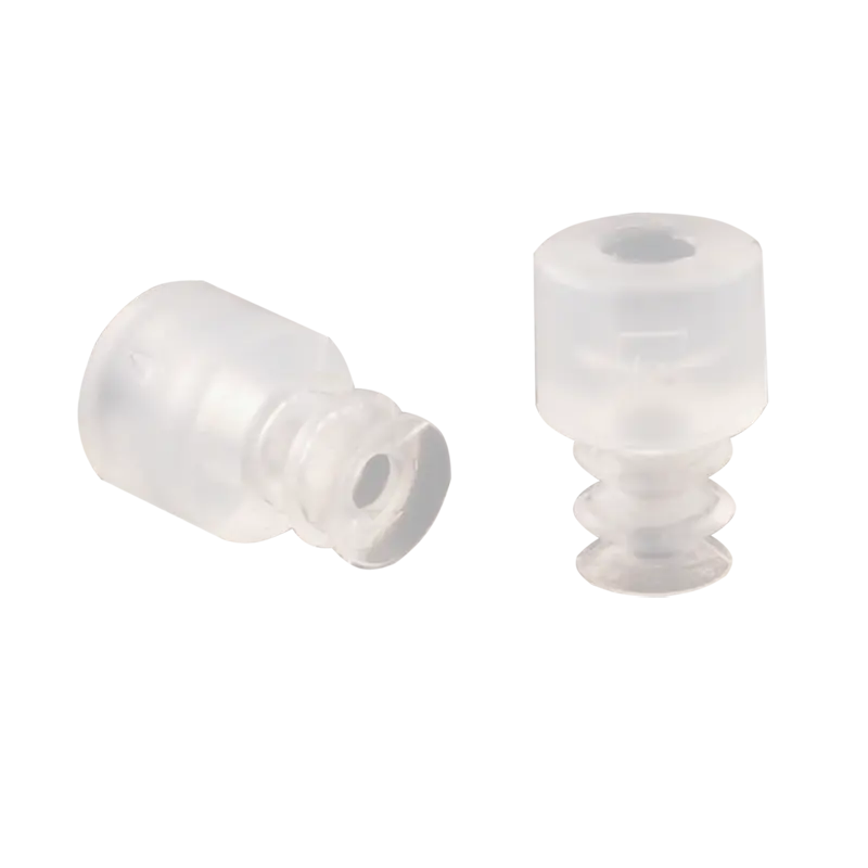 Produktfoto 1 von Balgensauger Ø 6 mm (2,5 Balgen), Silikon transparent