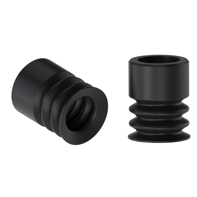 Produktfoto 1 von Balgensauger Ø 10 mm (2,5 Balgen), NBR schwarz