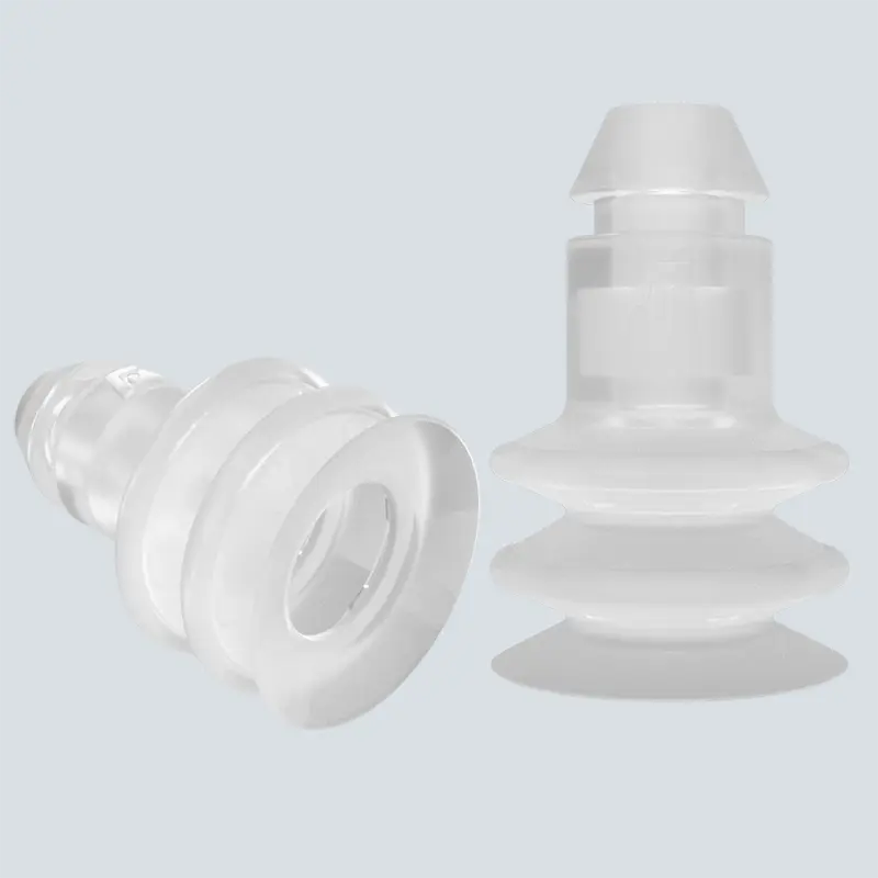 Produktfoto 1 von Einstecksauger Ø 20 mm (2,5 Balgen), Silikon transparent 55° Shore