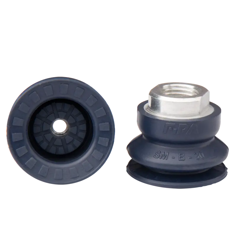 Produktfoto 1 von Balgensauger Ø 32 mm (1,5 Balgen), NBR blau, mit Anschluss G1/4-IG