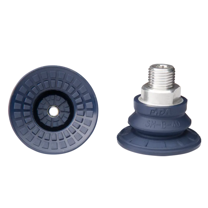 Produktfoto 1 von Balgensauger Ø 42 mm (1,5 Balgen), NBR blau, mit Anschluss G1/4-AG