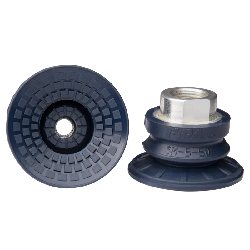 Produktfoto 1 von Balgensauger Ø 52 mm (1,5 Balgen), NBR blau, mit Anschluss G3/8-IG