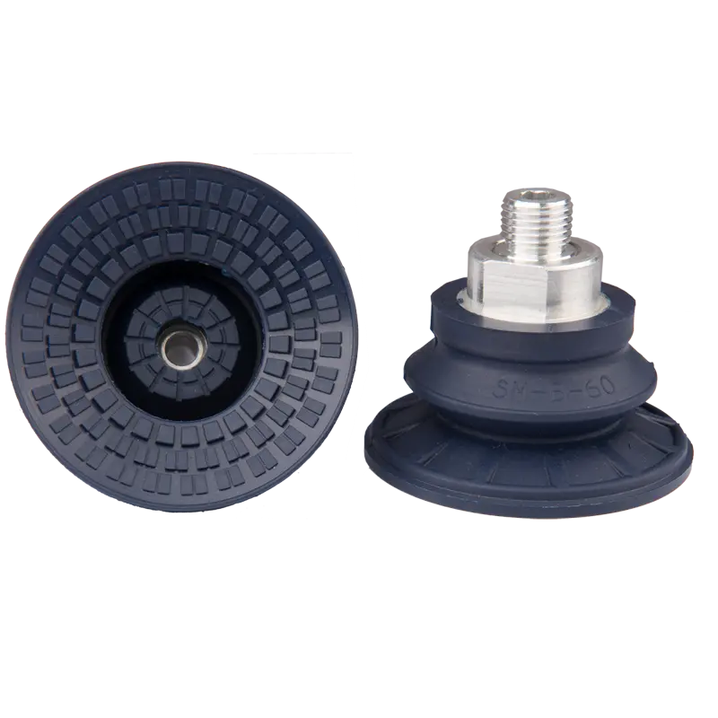 Produktfoto 1 von Balgensauger Ø 63 mm (1,5 Balgen), NBR blau, mit Anschluss G1/4-AG