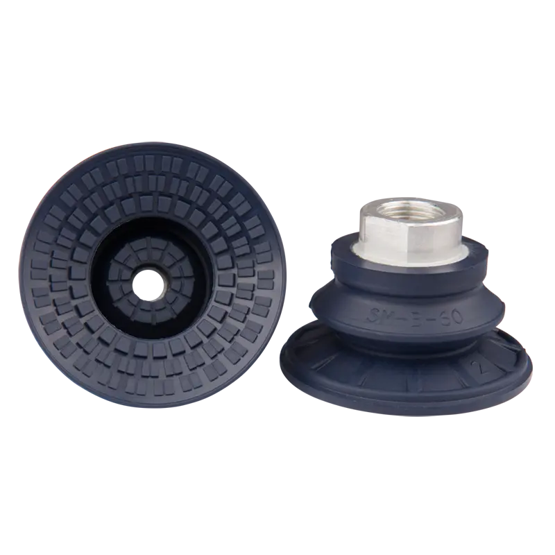 Produktfoto 1 von Balgensauger Ø 63 mm (1,5 Balgen), NBR blau, mit Anschluss G3/8-IG