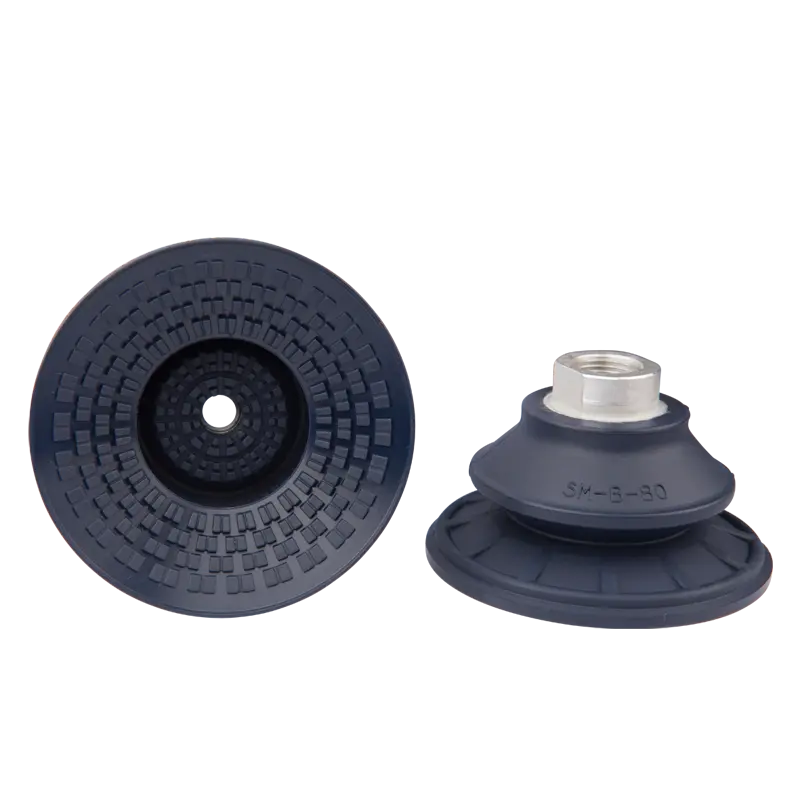Produktfoto 1 von Balgensauger Ø 83 mm (1,5 Balgen), NBR blau, mit Anschluss G3/8-IG