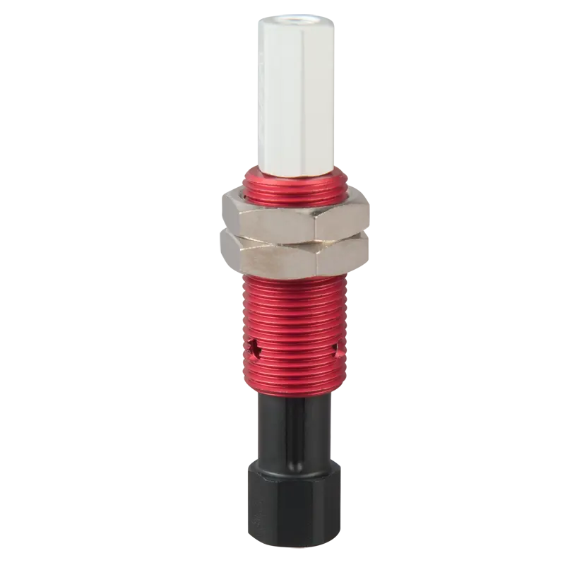 Produktfoto 1 von Federstößel mit innenliegender Feder, verdrehgesichert, Außengewinde M12x1, Hub 10 mm