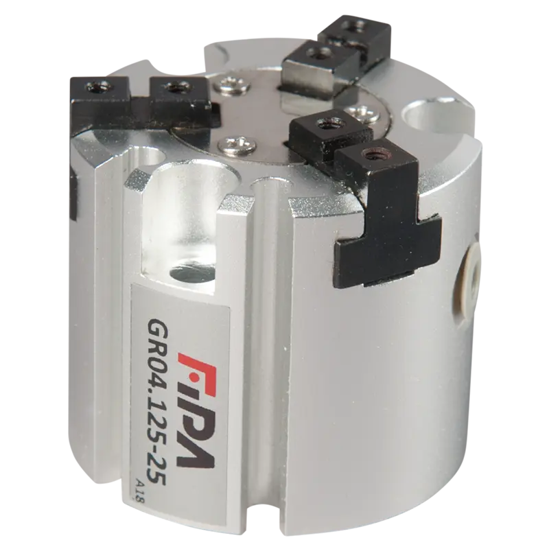 Produktfoto 1 von 3-Finger Parallelgreifer, Kolben-Ø 25 mm, Gesamthub 6 mm