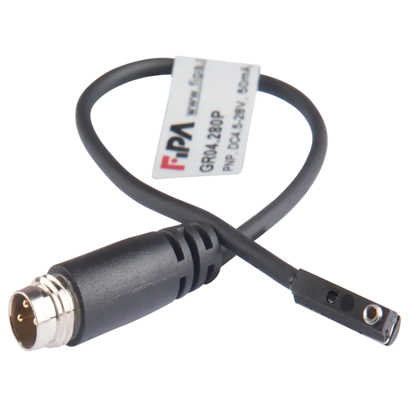 Produktfoto 1 von Magnetfeldsensor, PNP, NO, C-Nut, Stecker M8 3-polig, 0,15 m