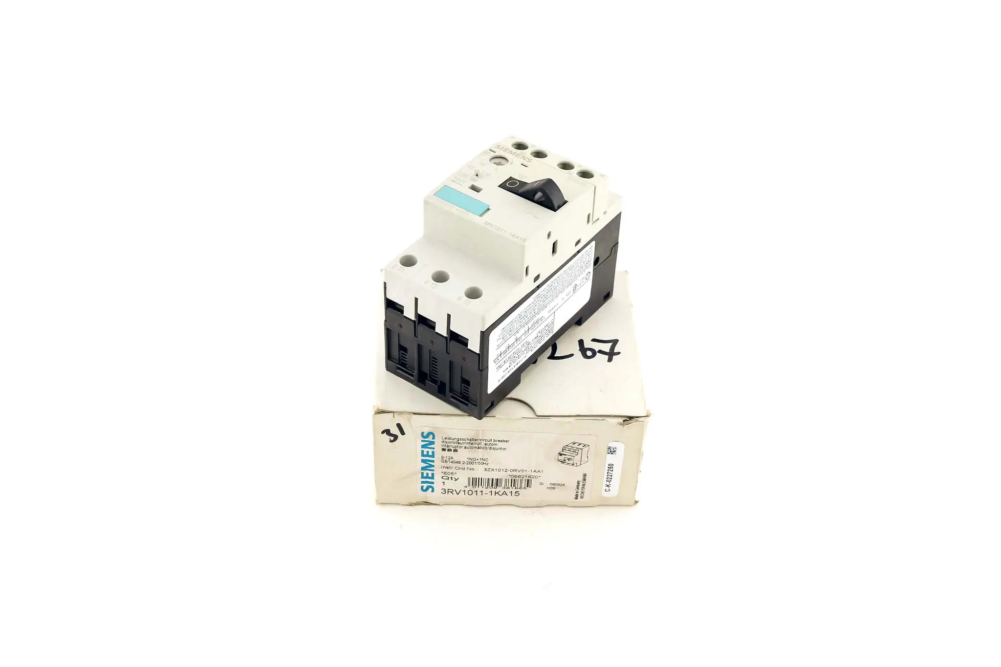 Produktfoto 1 von 3RV1011-1KA15