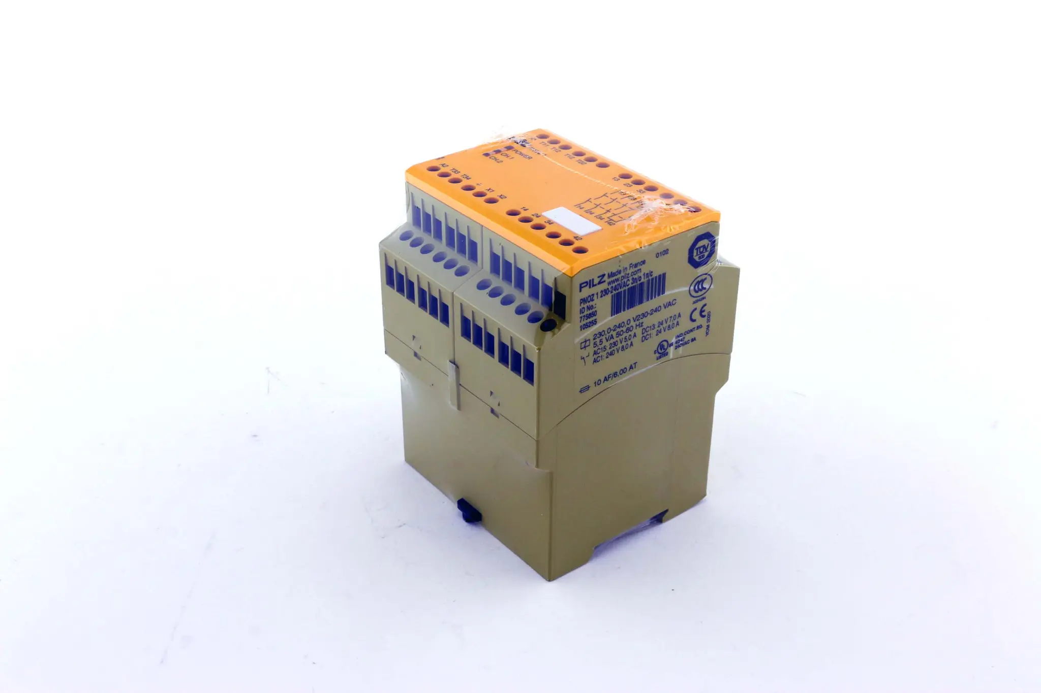 Produktfoto 1 von 775650 ; PNOZ 1 230-240VAC 3N/O 1N/C