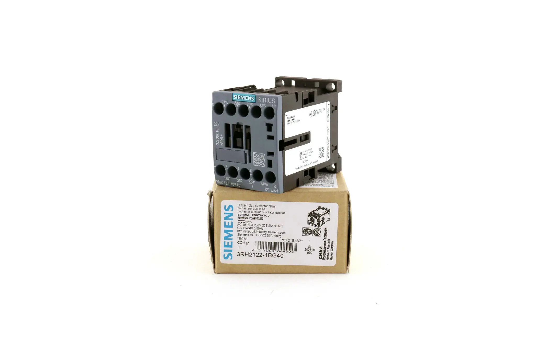 Produktfoto 1 von 3RH2122-1BG40