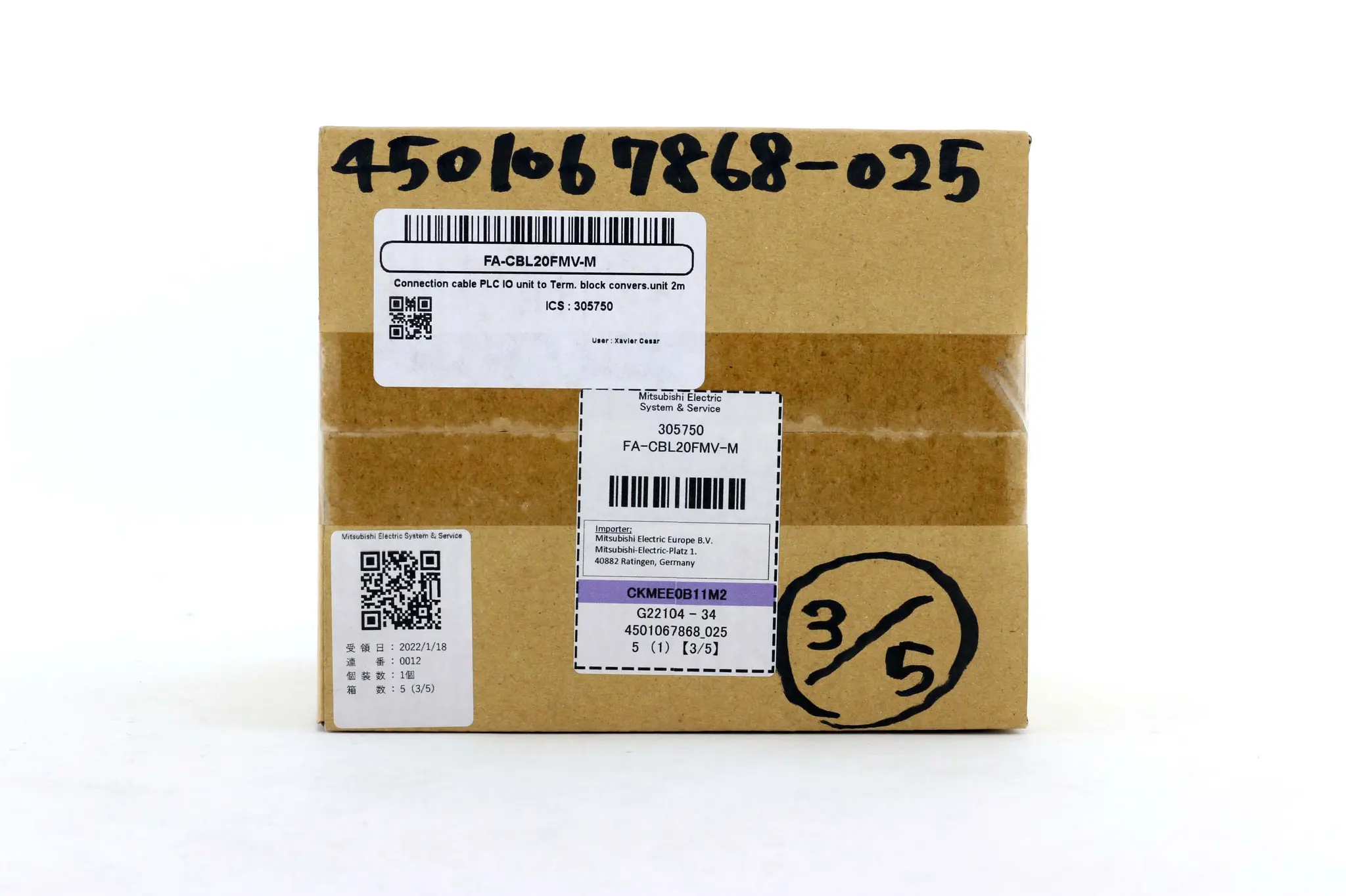 Produktfoto 1 von FA-CBL20FMV-M