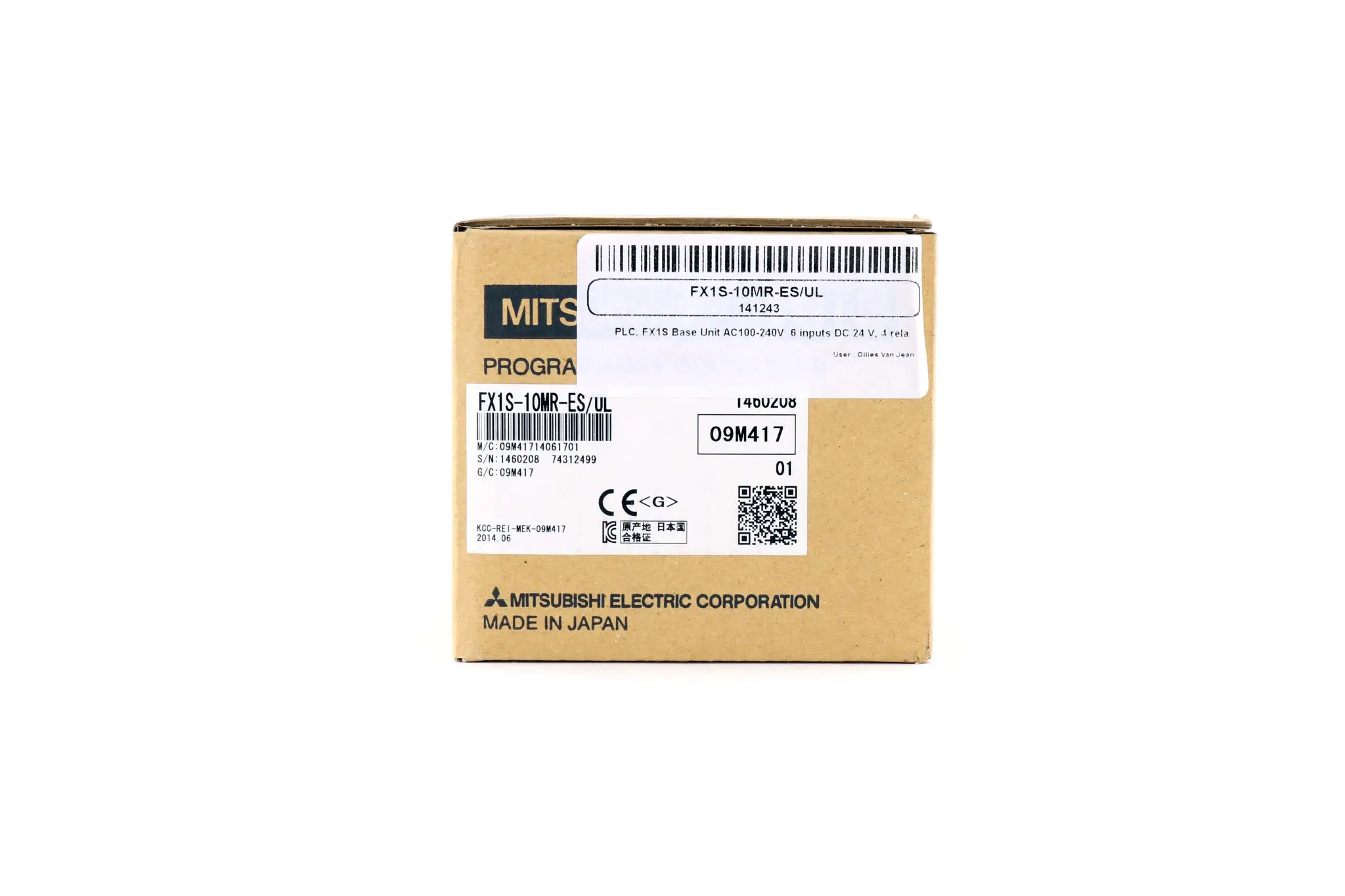Produktfoto 1 von FX1S-10MR-ES/UL