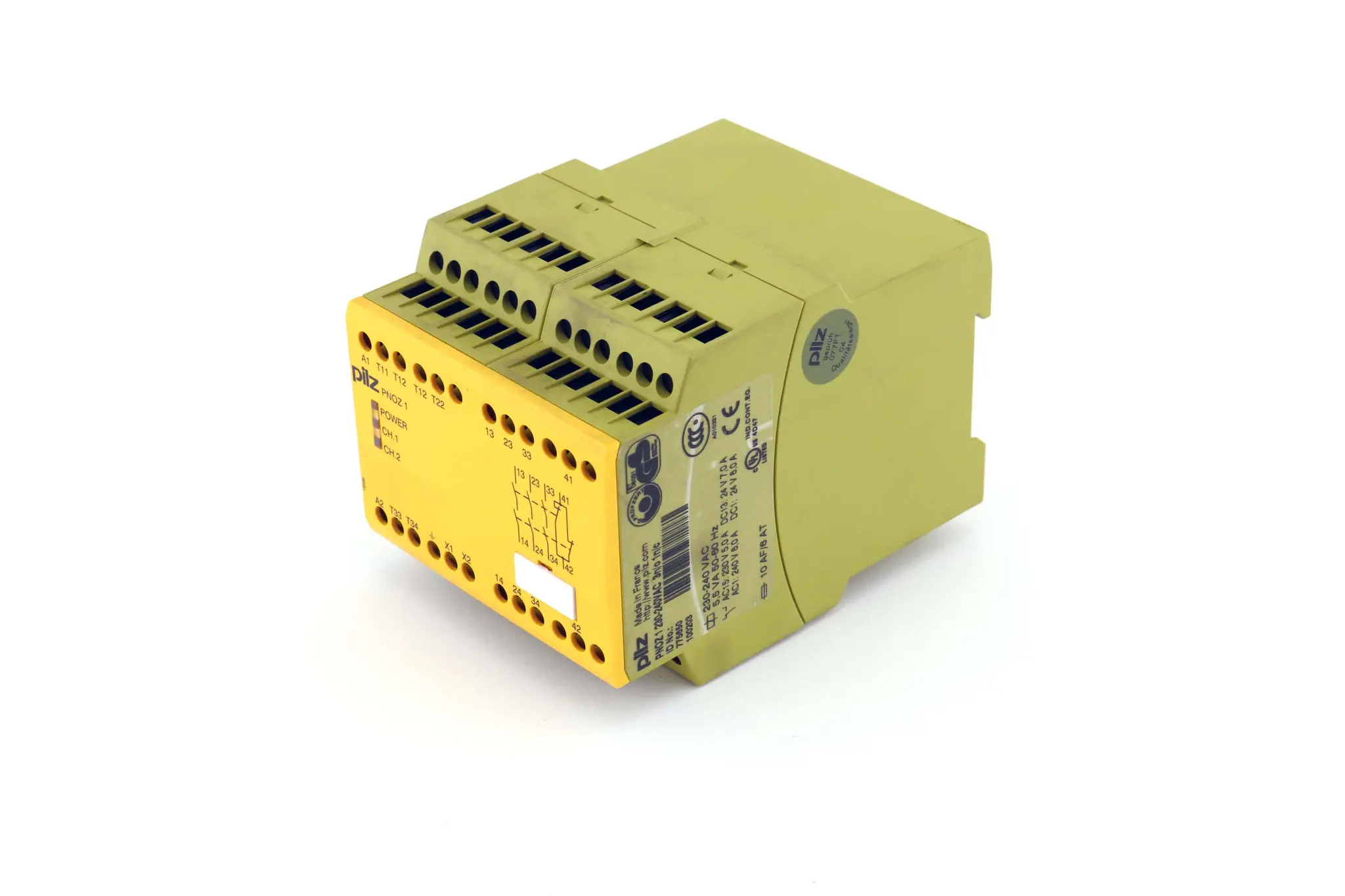 Produktfoto 1 von 775650 ; PNOZ 1 230-240VAC 3N/O 1N/C