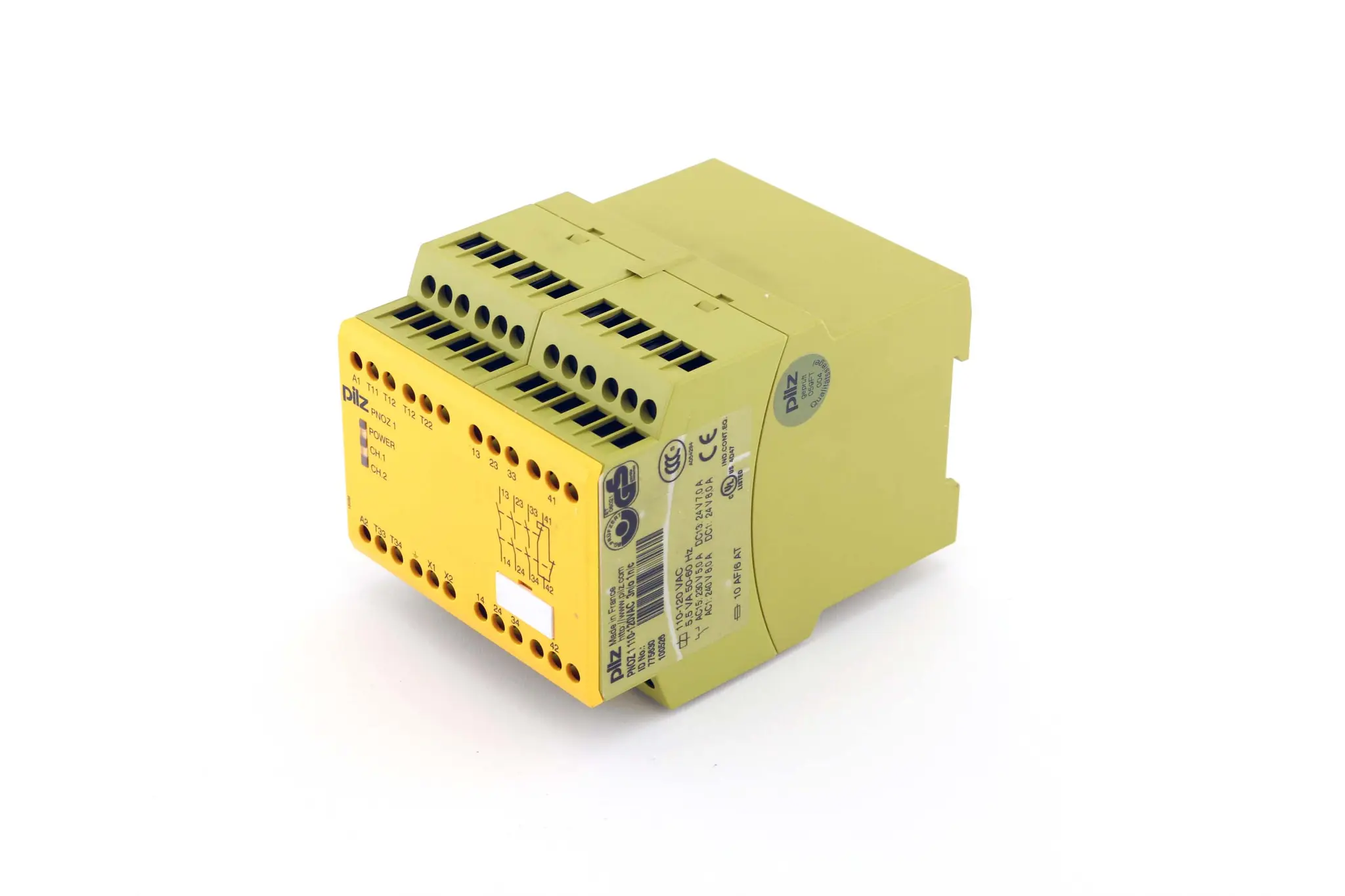 Produktfoto 1 von 775630 ; PNOZ 1 110-120VAC 3N/O 1N/C