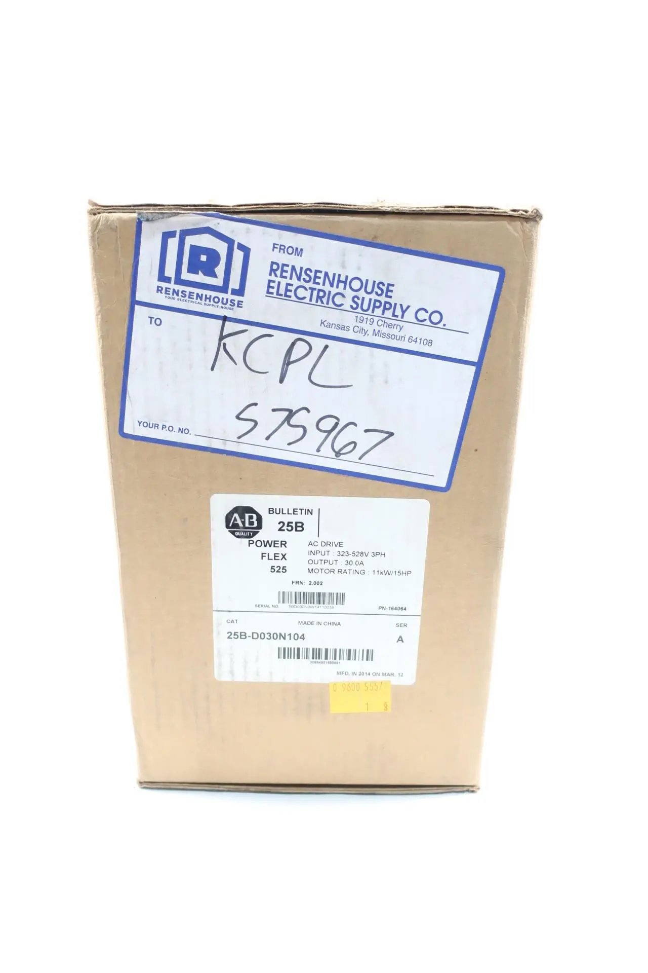 Produktfoto 1 von ALLEN BRADLEY 25B-D030N104
